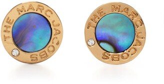 The Medallion Abalone stud earrings
