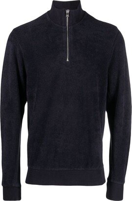 Half-Zip Cotton Sweater