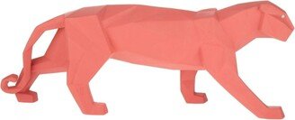 Panther faceted porcelain figurine