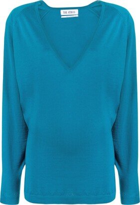 plunge V-neck jumper