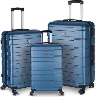 EDWINRAY Luggage 3 Piece Sets Hardside Carry-on Luggage with TSA Lock, Expandable Lightweight Suitcase Sets 20