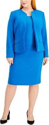 Women's Plus Size Jacket/Dress Suit-AB