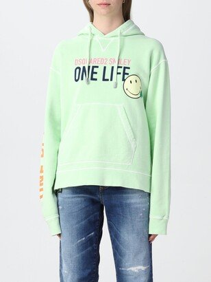 One Life One Planet Smiley hoodie with print