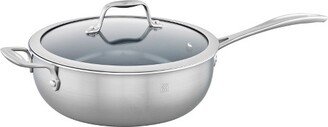 Spirit 3-ply 4.6-qt Stainless Steel Ceramic Nonstick Perfect Pan