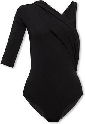 One-Shoulder Cut-Out Bodysuit