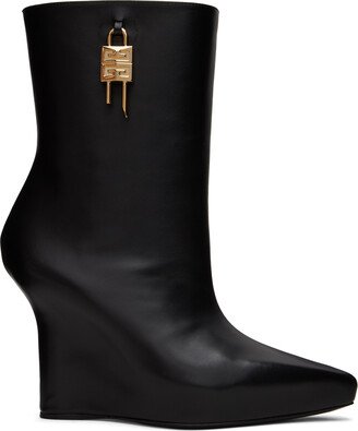 Black G-Lock Ankle Boots