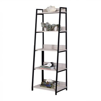 GEROJO Wendral Bookshelf with 5 Open Compartment
