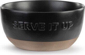 Black Serve It Up Serving Bowl