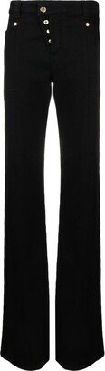 High-Rise Flared Trousers-AA