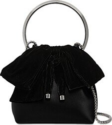 Bon Bon Velvet Bow Bucket Bag