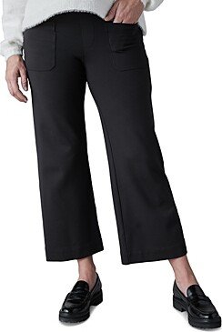 Wide Leg Ankle Maternity Pants