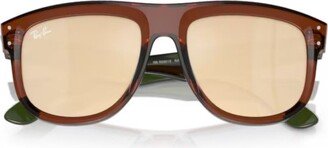 Boyfriend Reverse Square Frame Sunglasses