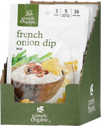 Simply Organic French Onion Dip Mix, 12 Packets, 1.10 oz (31 g) Each