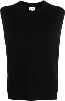 Iconic sleeveless cashmere jumper