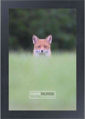 PosterPalooza 30x36 Contemporary Cappuccino Complete Wood Picture Frame with UV Acrylic, Foam Board Backing, & Hardware