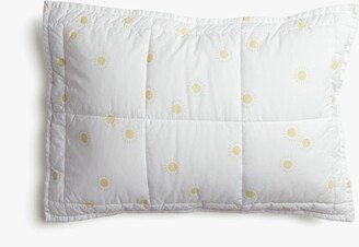 Sunburst Quilted Toddler Sham size 18 x 12 | Made