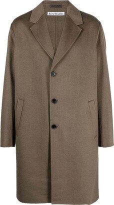 Single-Breasted Notched Coat