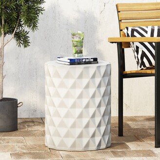 Bayhill Outdoor Lightweight Concrete Side Table