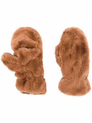 Faux-Fur Mittens-AA