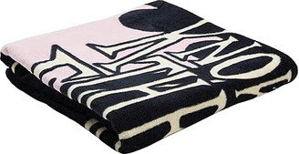 Waves Towel (Black 2) Bath Towels