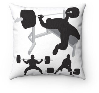 Powerlifting Pillow - Throw Custom Cover Gift Idea Room Decor