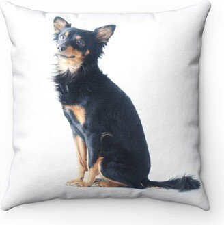 Black Russian Toy Terrier Pillow - Throw Custom Cover Gift Idea Room Decor