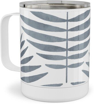 Travel Mugs: Largo - Gray Stainless Steel Mug, 10Oz, Gray