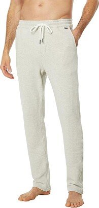 Cozy Comfort Recycled Cotton Knit Pants (Casual Melange) Men's Pajama