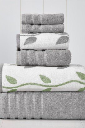 Modern Threads Yard Dyed 6-Piece Towel Set