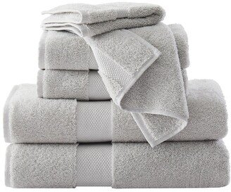 Solid Turkish Cotton 6Pc Towel Set-AE