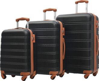 EDWINRAY 3-Piece Hardside Spinner Luggage Set - 20