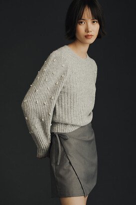 Pearl-Embellished Sweater