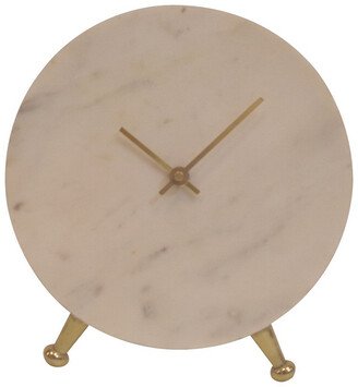 Large Marble Table Clock