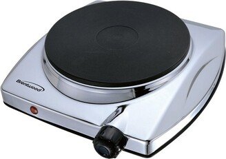 Electric 1000W Single Hot Plate in Chrome Finish