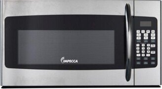 Impecca 1.6 Cu Ft, 30-Inch, Over the Range Microwave, 2 Speed 300 CFM Ventilation Fan - Stainless Steel