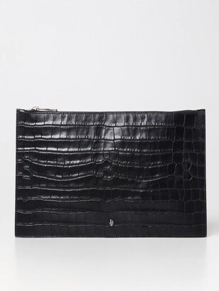 bag in crocodile print leather