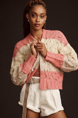 By Anthropologie Ombre Spun Bobble Cardigan Sweater