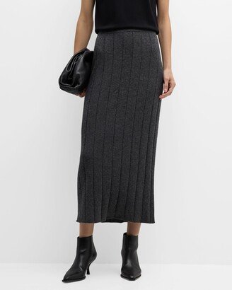 Missy Cashmere Full-Length Pencil Skirt