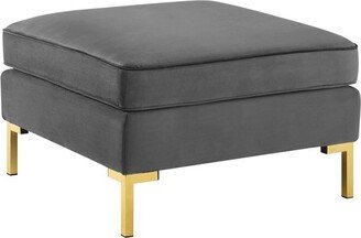 Ardent Performance Velvet Ottoman