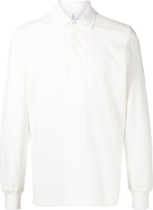 Long-Sleeved Polo Shirt-AF
