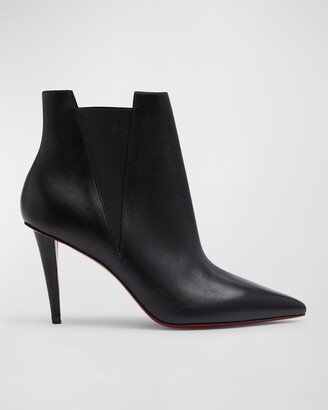 Astribooty Calfskin Red Sole Chelsea Booties-AA