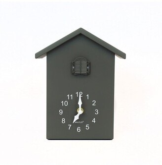 Minimalist Cuckoo Table Clock - Grey