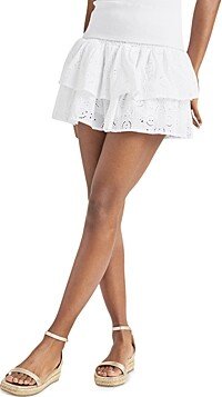 Olivia Eyelet Mini Skirt - 100% Exclusive