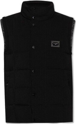 Logo Plaque Quilted Vest