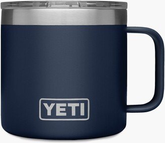 YETI Navy Rambler 14oz Mug with Mag Slider Lid