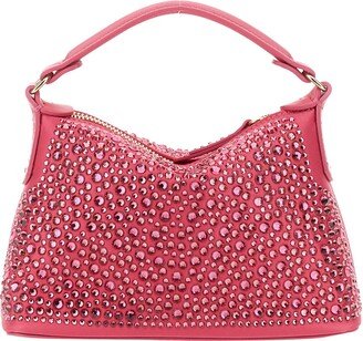 Mini Hobo Bag With Rhinestones