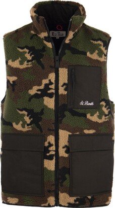 Zip-Up High Neck Gilet-AC