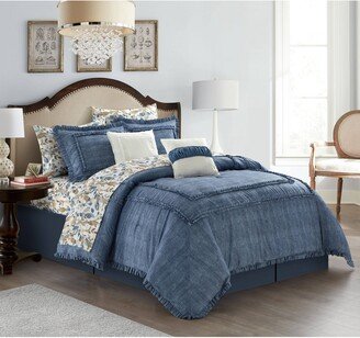 Grand Avenue Freida 10 Piece Denim Comforter Set