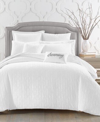 Damask Designs Woven Tile 3-Pc. Comforter Set, King, Created for Macy's