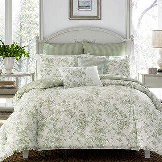 Natalie Cotton Reversible 5 Piece Comforter Set, Twin